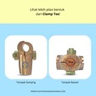 Clamp Tee Ukuran 50 MM Clamp Kabel T Tembaga Asli 3